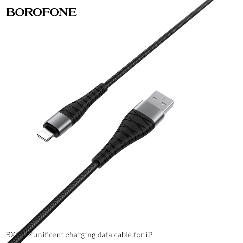 BOROFONE BX32 Munificent USB-A to Lightning cable NZ 4